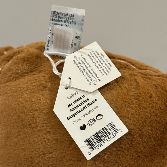 Jellycat Amuseables Gingerbread House NWT VHTF - Picture 5 of 5